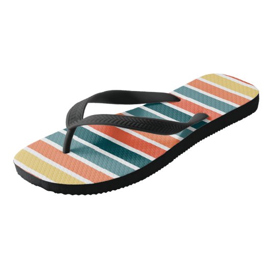 Zomer van '77 Stripes Teenslippers (Schuin)