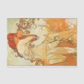 Zomer van Alphonse Mucha Tissue Paper Tissuepapier (Voorkant)
