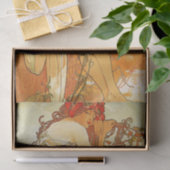 Zomer van Alphonse Mucha Tissue Paper Tissuepapier (Geschenk)