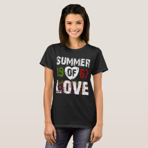 Zomer van de liefde 1967 t-shirt