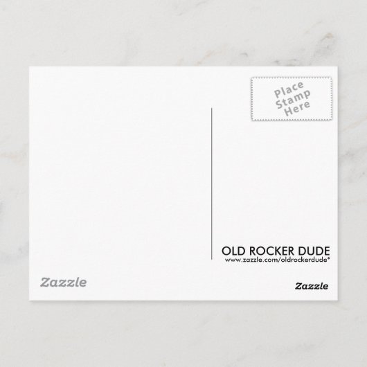 Zomer van de liefde 69 briefkaart (Achterkant)