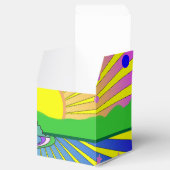 Zomer van de Liefde Colorful Psychedelic 60s 70s Bedankdoosjes (Geopend)