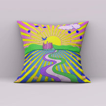 Zomer van de Liefde Colorful Psychedelic 60s 70s