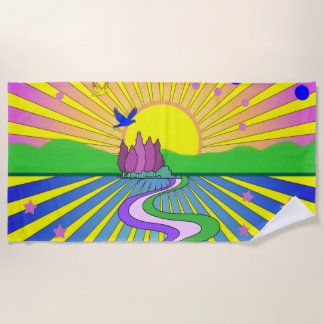 Zomer van de Liefde Psychedelische Jaren Zestig Zo Strandlaken