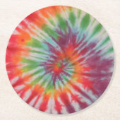 Zomer van de liefde ronde kartonnen onderzetter (Voorkant)