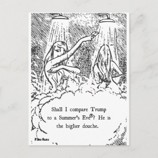 Zomer van Trump-Briefkaart Briefkaart (Voorkant)