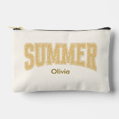 Zomer Varsity Sunset Ditzy Bloemen Make-up Etui (Voorkant)