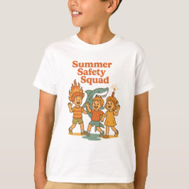 Zomer Veiligheidsploeg Grappig T-shirt