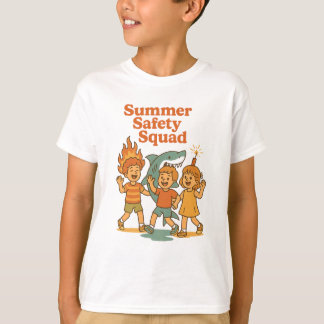 Zomer Veiligheidsploeg Grappig T-shirt