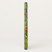 Zomer veld met rode en blauwe bloemen Case-Mate iPhone case (Achterkant/links)