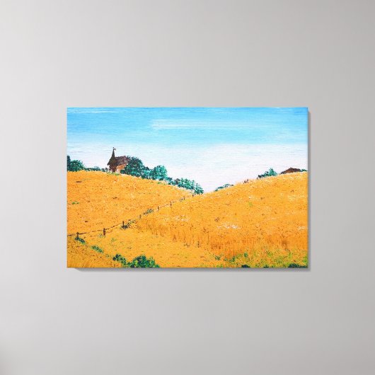 Zomer Velden Canvas Afdruk (Voorkant)
