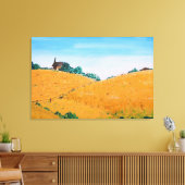 Zomer Velden Canvas Afdruk (Insitu (Woonkamer))