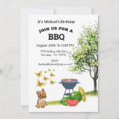 Zomer Verjaardag Achtertuin Kaart (Voorkant)