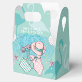 Zomer Verjaardag Zwembad Party Gepersonaliseerd Bedankdoosjes (Geopend)