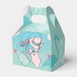 Zomer Verjaardag Zwembad Party Gepersonaliseerd Bedankdoosjes