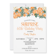 Zomer Verjaardagsfeest, Sinaasappel Citrus 60e Ver