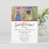 ZOMER VERRASSINGSFEESTUITNODIGING KAART (Staand voorkant)