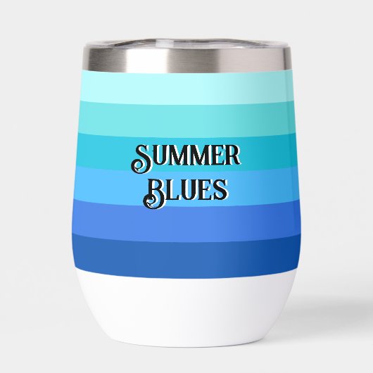 Zomer vers blauw gestreept (Achterkant)