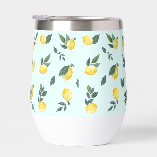 Zomer Verse Aquarel Citroenen Aangepaste naam (Rechts)