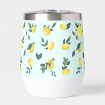 Zomer Verse Aquarel Citroenen Aangepaste naam