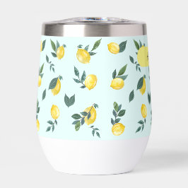 Zomer Verse Aquarel Citroenen Aangepaste naam