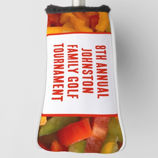 Zomer Verzamelen Voedsel Foto Familie Reünie BBQ Golfheadcover (Draai 90)