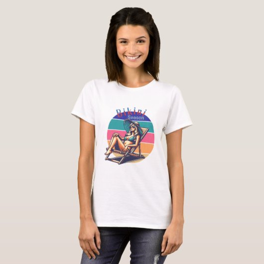 zomer Vibe Design T-shirt (Voorkant volledig)