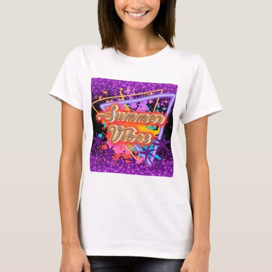 Zomer Vibes_4 T-shirt (Voorkant)