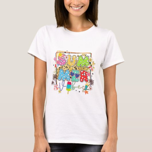 Zomer Vibes_5 T-shirt (Voorkant)