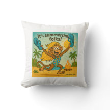 Zomer Vibes: Aap met Flipflops