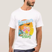 Zomer vibes alleen T-shirt (Voorkant)