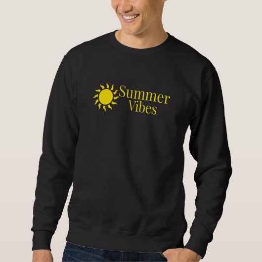 Zomer Vibes Beach Zomervakantie Trui (Voorkant)