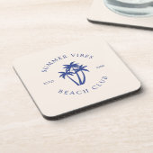 Zomer Vibes Bier Onderzetter (Linkerzijde)