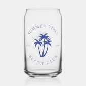 Zomer Vibes Blikvorm Glas (Achterkant)