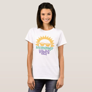 Zomer Vibes Boho Retro Zomer T-shirt