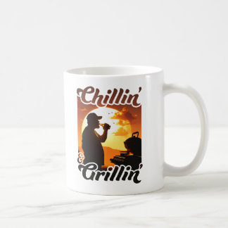 Zomer Vibes Chillin’ & Grillin’ Silhouette Koffiemok