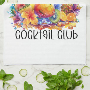 Zomer vibes cocktailclub Tropische drank Theedoek