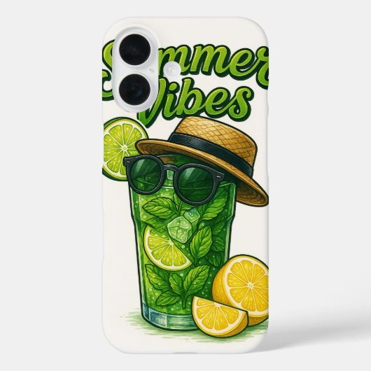 Zomer vibes designer iPhone cover (Achterkant)