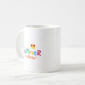 Zomer Vibes En Zon Koffiemok (Voorkant links)