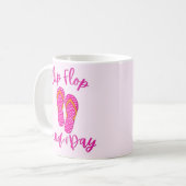 Zomer Vibes Flip Flop Soort Dag 🩴 Koffiemok (Voorkant links)