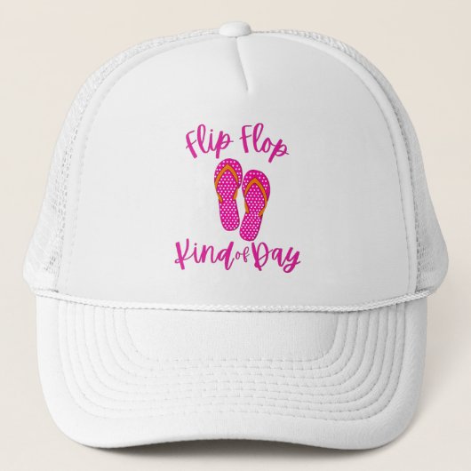 Zomer Vibes Flip Flop Soort Dag 🩴 Trucker Pet (Voorkant)