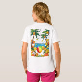 Zomer Vibes & Fun Outdoor T-shirt (Achterkant volledig)