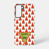 Zomer Vibes Fun Watermelon Slices Patroon Samsung Galaxy Hoesje (Achterkant)