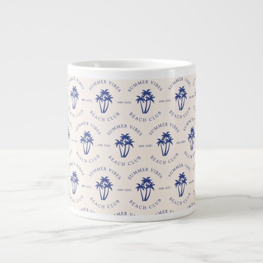 Zomer Vibes Grote Koffiekop (Voorkant)