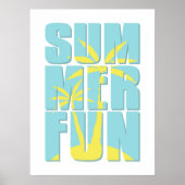 Zomer vibes illustratie. poster (Voorkant)