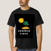 Zomer Vibes Island Escape T-shirt (Voorkant)