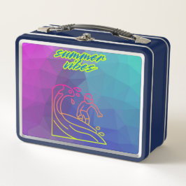 Zomer vibes jongen surfen.