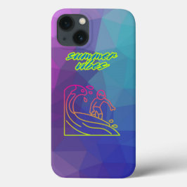 Zomer vibes jongen surfen. Case-Mate iPhone case
