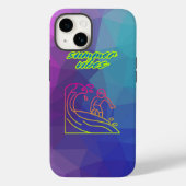 Zomer vibes jongen surfen. Case-Mate iPhone case (Achterkant)