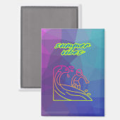Zomer vibes jongen surfen. magneet (Voorkant / Achterkant)